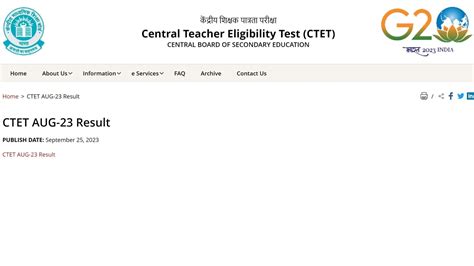 CTET 2023 Results: Where and How to Check Scores .